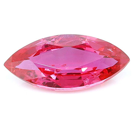 0.85 ct Marquise Ruby : Fiery Red