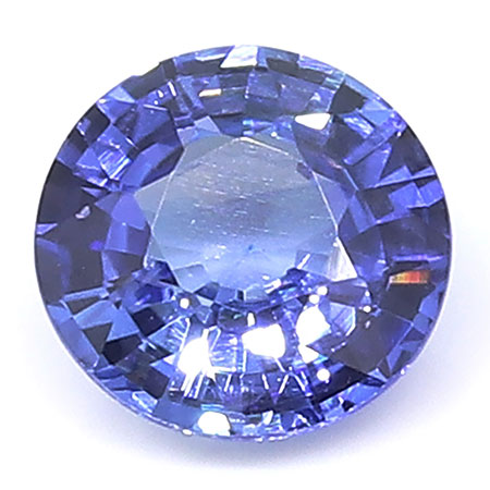 0.83 ct Rich Blue Round Natural Blue Sapphire