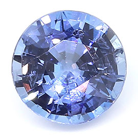 0.97 ct Round Blue Sapphire : Fine Blue