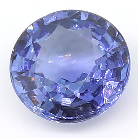 0.69 ct Fine Blue Round Natural Blue Sapphire