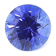 0.72 ct Rich Royal Blue Round Blue Sapphire