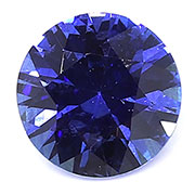 0.61 ct Rich Blue Round Blue Sapphire