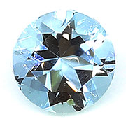 0.38 ct Rich Blue Round Aquamarine