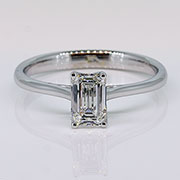 14K White Gold 0.70ct Diamond Ring