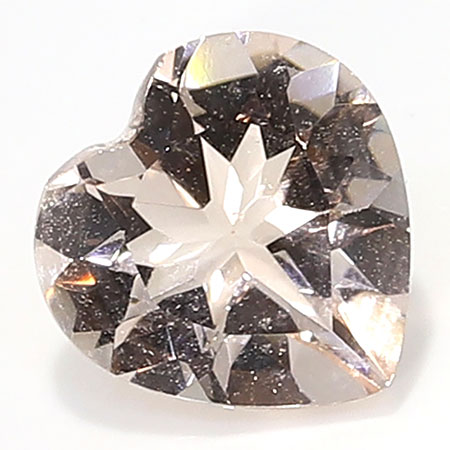 1.02 ct Light Pink Heart Shape Natural Morganite