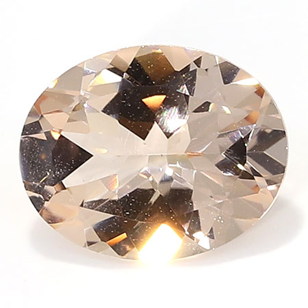 2.18 ct Oval Morganite : Light Pink