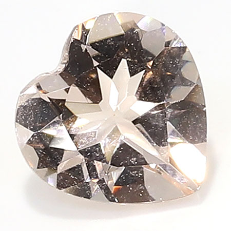 1.02 ct Light Pink Heart Shape Natural Morganite