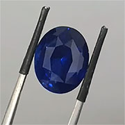 9.28 ct Royal Blue Oval Sapphire