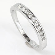 14K White Gold 0.32cttw Diamond Band