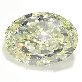 2.00 ct Oval Diamond : Fancy Light Yellow / SI1