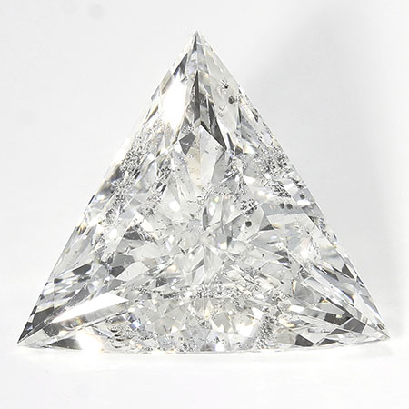 3.39 ct Trillion Diamond : F / SI3