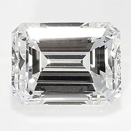 0.90 ct Emerald Cut Natural Diamond : F / VVS2
