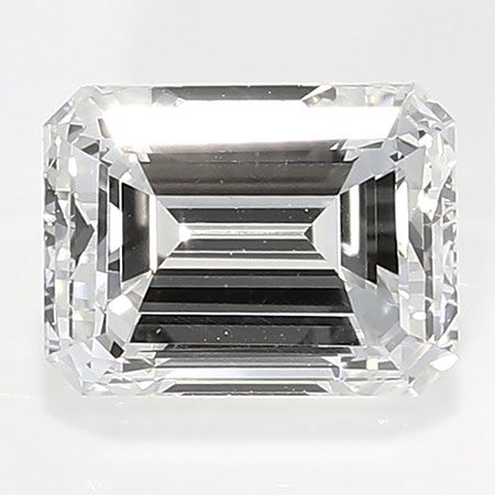 0.90 ct Emerald Cut Natural Diamond : F / VVS2