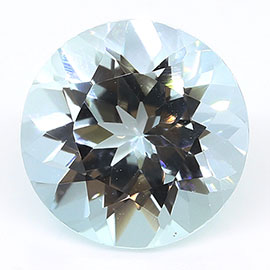 1.16 ct Round Aquamarine : Fine Blue