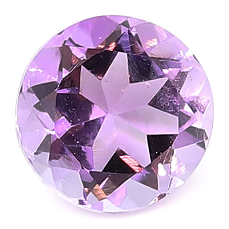 0.48 ct Purple Round Natural Amethyst