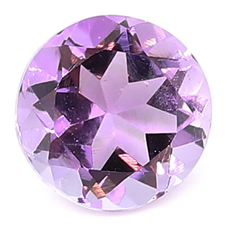 0.48 ct Round Amethyst : Purple