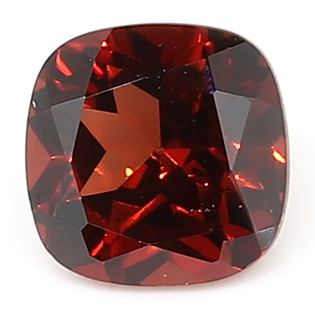 0.67 ct Cushion Cut Garnet : Brownish Red