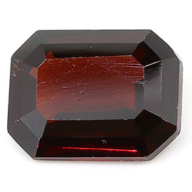 1.69 ct Reddish Brown Emerald Cut Natural Garnet
