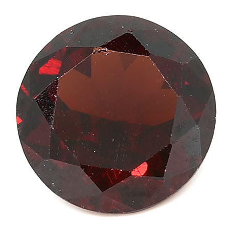 1.45 ct Reddish Brown Round Natural Garnet