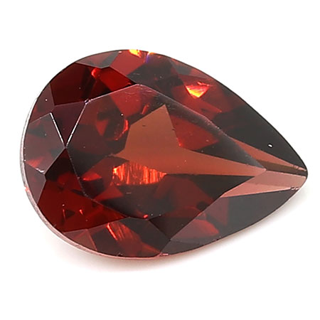 0.90 ct Reddish Brown Pear Shape Natural Garnet