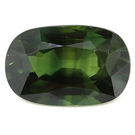 3.08 ct Oval Green Sapphire : Rich Darkish Green