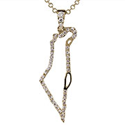 14K White Gold 0.25cttw Diamond Pendant