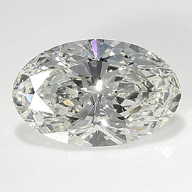1.50 ct Oval Natural Diamond : J / SI2