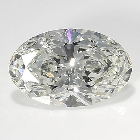 1.50 ct Oval Natural Diamond : J / SI2