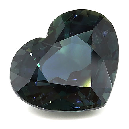 4.90 ct Blue Heart Shape Natural Blue Sapphire