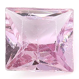 0.34 ct Fine Pink Princess Cut Natural Pink Sapphire