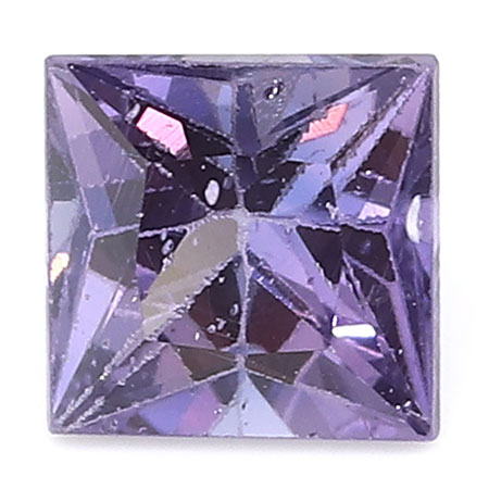 0.41 ct Purple Princess Cut Natural Pink Sapphire