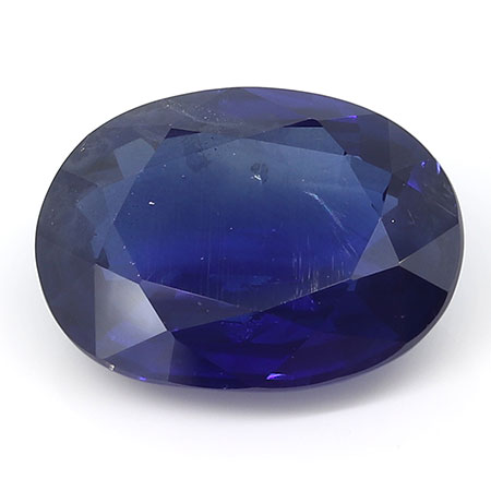 4.36 ct Oval Blue Sapphire : Rich Blue