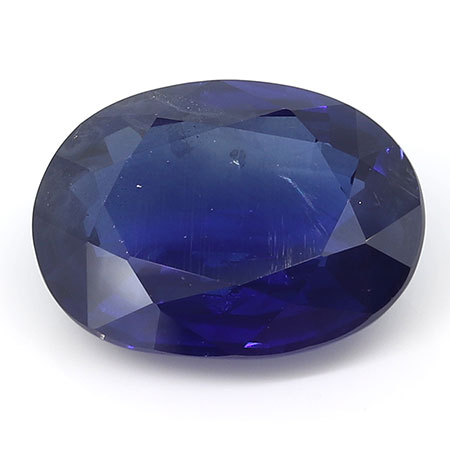 4.36 ct Rich Blue Oval Natural Blue Sapphire