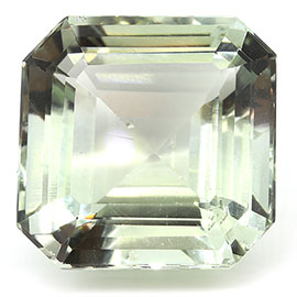 20.72 ct Light Green Emerald Cut Natural Amethyst