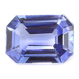 0.90 ct Navy Blue Emerald Cut Natural Blue Sapphire