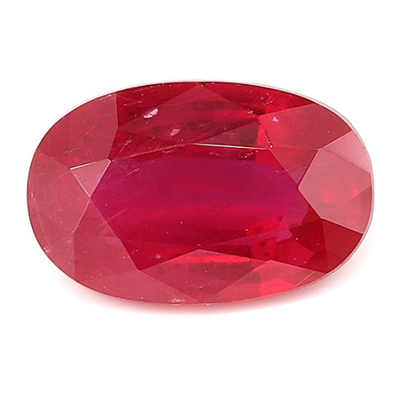 1.79 ct Pigeon Blood Red Oval Natural Ruby