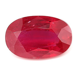 1.79 ct Oval Ruby : Pigeon Blood Red