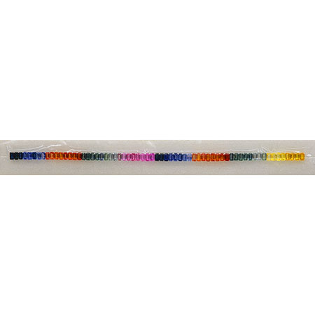 Set of Rainbow colors Sapphires: 23.00 cttw 64 Stones Emerald cut