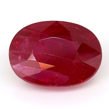 1.03 ct Oval Ruby : Pigeon Blood Red