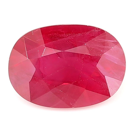 1.04 ct Oval Ruby : Rich Red