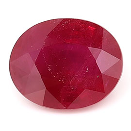1.19 ct Rich Red Oval Natural Ruby