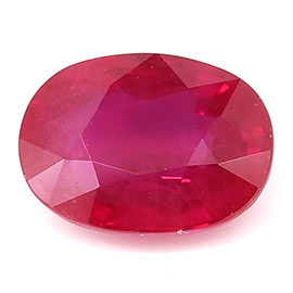 2.04 ct Pinkish Red Oval Natural Ruby
