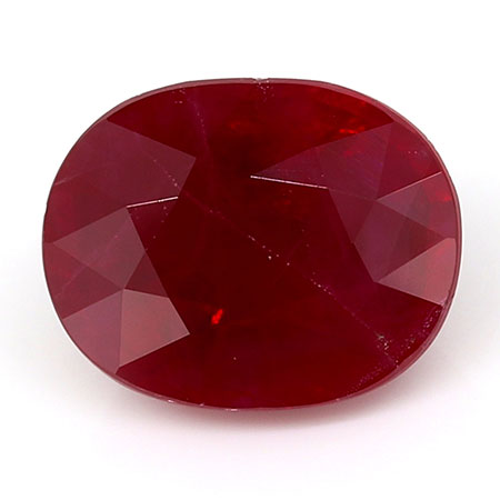 1.09 ct Rich Red Oval Natural Ruby