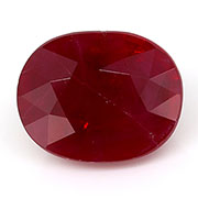 1.09 ct Rich Red Oval Natural Ruby