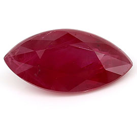 2.01 ct Marquise Ruby : Rich Red
