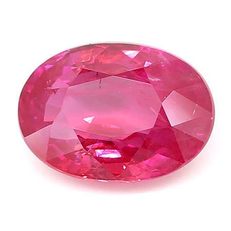 2.09 ct Oval Ruby : Pinkish Red
