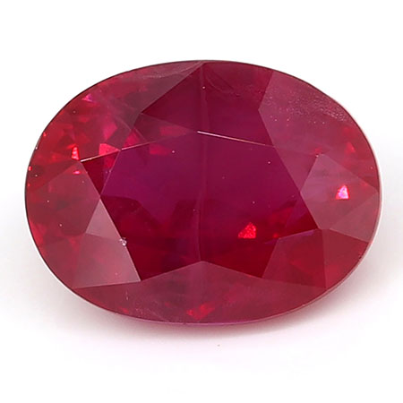 2.02 ct Rich Pigeon Blood Red Oval Natural Ruby