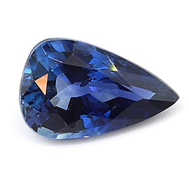 0.68 ct Rich Blue Pear Shape Natural Blue Sapphire