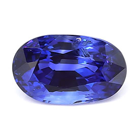 0.59 ct Rich Blue Oval Natural Blue Sapphire