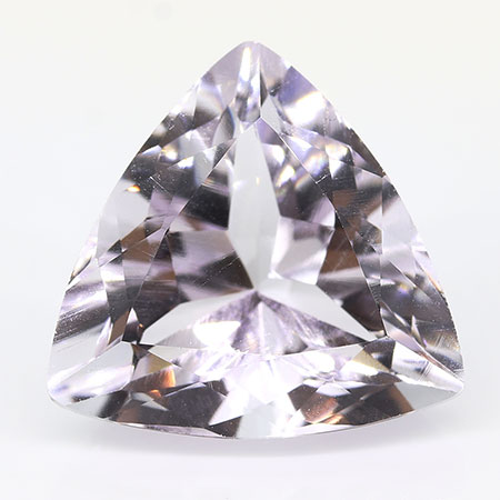 7.13 ct Light Purple  Trillion Rose Natural Amethyst